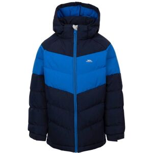 Casaco acolchoado infantil Navy Aldery da Trespass - Casaco de inverno para crianças Casaco acolchoado infantil Navy Aldery da Trespass - Casaco de inverno para crianças