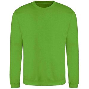 AWDis Adults Unisex Just Hoods Sweatshirt Lime Green - Sweatshirt AWDis Adults Unisex Just Hoods Sweatshirt Lime Green - Sweatshirt