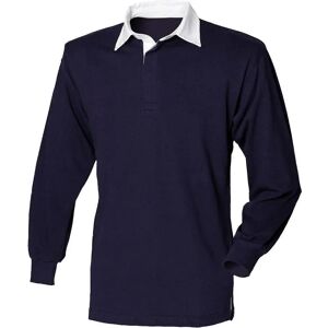 Front Row Navy/White Rugby Polo Shirt - Rugby Shirt Front Row Navy/White Rugby Polo Shirt - Rugby Shirt