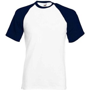 Fruit of the Loom Unisex Contrast Panel Baseball T-Shirt - T-Shirt Fruit of the Loom Unisex Contrast Panel Baseball T-Shirt - T-Shirt