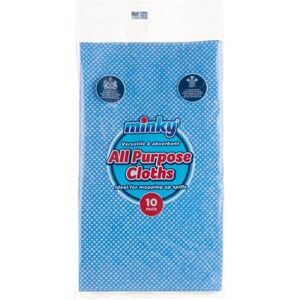 Minky Blue Absorbent Dotted Cleaning Cloths - Cleaning Cloths Minky Blue Absorbent Dotted Cleaning Cloths - Cleaning Cloths