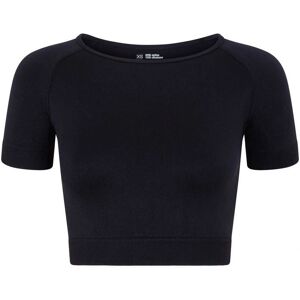 Silky Top Court Actif Noir - Crop Top Silky Top Court Actif Noir - Crop Top
