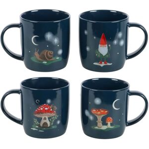 Something Different Gnome Sweet Gnome Mug Set Navy Blue - Mug Set Something Different Gnome Sweet Gnome Mug Set Navy Blue - Mug Set