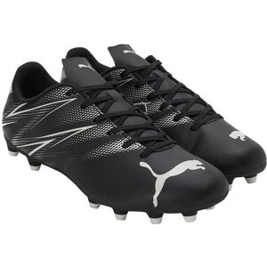 Puma Attacanto FG/AG Football Boots - Black/Silver - Size 10 UK Puma Attacanto FG/AG Football Boots - Black/Silver - Size 10 UK
