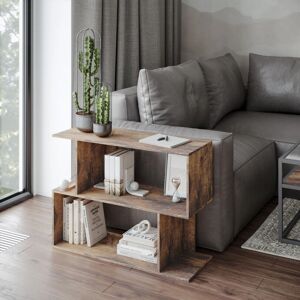 URBN Living - Marron rustique - 80cm - Bibliothèque - Publicité URBN Living - Marron rustique - 80cm - Bibliothèque - Publicité