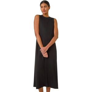 Roman Originals Black Sandwash Midi Dress - Dress Roman Originals Black Sandwash Midi Dress - Dress