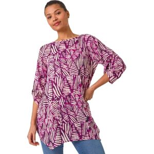 Roman UK Plum Longline Tunic Top - Size 16 Roman UK Plum Longline Tunic Top - Size 16