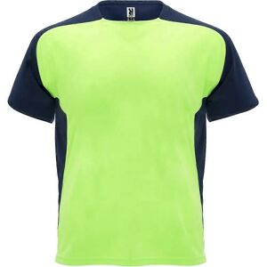 Roly Kids Bugatti Fluro Green/Navy T-Shirt - Kids Sports Top Roly Kids Bugatti Fluro Green/Navy T-Shirt - Kids Sports Top
