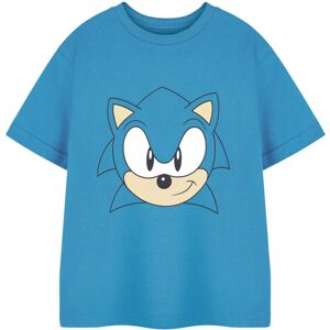 Sonic The Hedgehog Boys Face T-Shirt - Kids' Blue Tee Sonic The Hedgehog Boys Face T-Shirt - Kids' Blue Tee