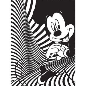 Mickey Mouse Mickey Muse - Canvas Print White/Black 80cm x 60cm - Canvas Print Mickey Mouse Mickey Muse - Canvas Print White/Black 80cm x 60cm - Canvas Print