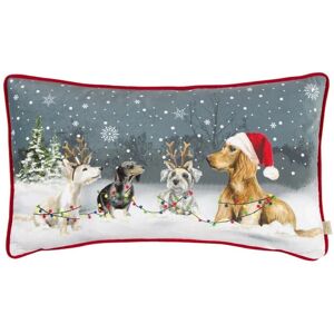 Evans Lichfield Paspel Chien Noël Housse de Coussin - Housse de Coussin - Publicité Evans Lichfield Paspel Chien Noël Housse de Coussin - Housse de Coussin - Publicité