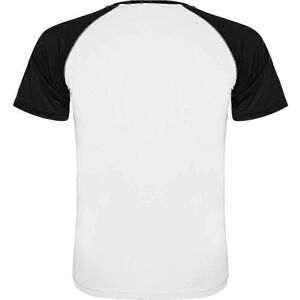 Roly Indianapolis Black/White Short-Sleeved Sports T-Shirt Roly Indianapolis Black/White Short-Sleeved Sports T-Shirt