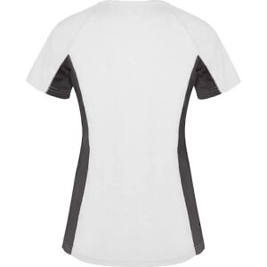 Roly Shanghai White/Dark Lead Short-Sleeved T-Shirt - T-Shirt Roly Shanghai White/Dark Lead Short-Sleeved T-Shirt - T-Shirt