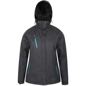 Mountain Warehouse Dames Bracken Extreme 3-in-1 Waterdichte Jas - Zwart - Maat 16 Mountain Warehouse Dames Bracken Extreme 3-in-1 Waterdichte Jas - Zwart - Maat 16