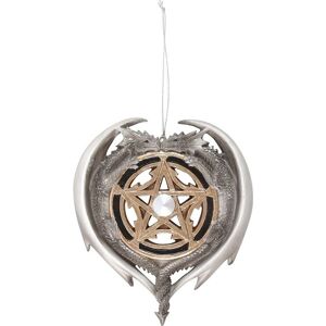 Anne Stokes Dragon Magic Hanging Ornament - Dragon - Silver/Bronze - 13cm Anne Stokes Dragon Magic Hanging Ornament - Dragon - Silver/Bronze - 13cm