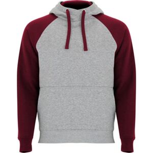Roly Childrens/Kids Hooded Two Tone Heather Grey/Garnet - Hoodie Roly Childrens/Kids Hooded Two Tone Heather Grey/Garnet - Hoodie