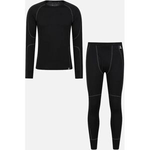 Mountain Warehouse Asgard Merino Woll Basisschicht-Set - Schwarz - XXS Mountain Warehouse Asgard Merino Woll Basisschicht-Set - Schwarz - XXS