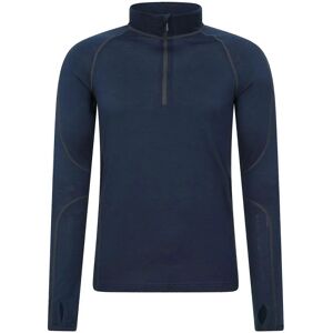 Mountain Warehouse Asgard III Merino Wol Thermo Top - Donkerblauw Mountain Warehouse Asgard III Merino Wol Thermo Top - Donkerblauw