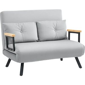 HOMCOM Click Clack 2 Seater Sofa Bed - Sofa Bed HOMCOM Click Clack 2 Seater Sofa Bed - Sofa Bed