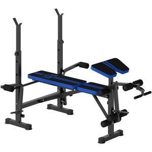 Homcom Blue Adjustable Weight Training Bench - Weight Training Bench Homcom Blue Adjustable Weight Training Bench - Weight Training Bench