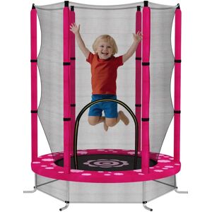 AIYAPLAY Trampoline pour enfants 4.6FT - Rose - Publicité AIYAPLAY Trampoline pour enfants 4.6FT - Rose - Publicité