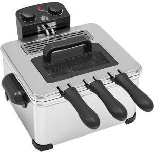 HOMCOM 5 Litre Deep Fat Fryer with Adjustable Temp & Timer - Deep Fat Fryer HOMCOM 5 Litre Deep Fat Fryer with Adjustable Temp & Timer - Deep Fat Fryer
