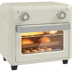 HOMCOM 10L Air Fryer Oven - Cream - Electric Mini Oven HOMCOM 10L Air Fryer Oven - Cream - Electric Mini Oven