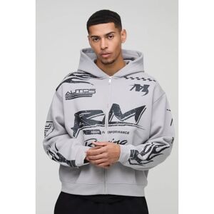 boohooman XL Moto Racing Flame Zip Hoodie - Hoodies & Sweatshirts boohooman XL Moto Racing Flame Zip Hoodie - Hoodies & Sweatshirts