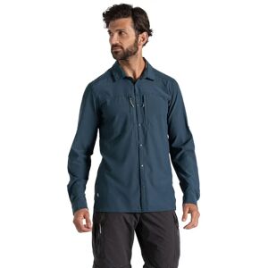 Craghoppers Nosilife Long-Sleeved Shirt - Navy - Maat 40 - Heren Craghoppers Nosilife Long-Sleeved Shirt - Navy - Maat 40 - Heren