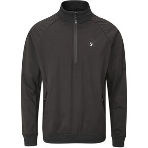 Farah Kala Men's Black Quarter Zip Jacket - Jacket Farah Kala Men's Black Quarter Zip Jacket - Jacket