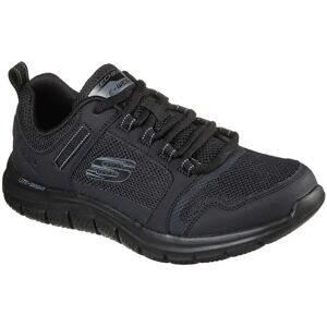 Skechers Knockhill Action Leather Trainers - Black - Men Skechers Knockhill Action Leather Trainers - Black - Men
