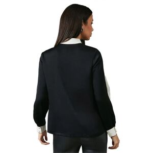 Principles Satin Top - Contrast Detail - High-Neck - Women Principles Satin Top - Contrast Detail - High-Neck - Women
