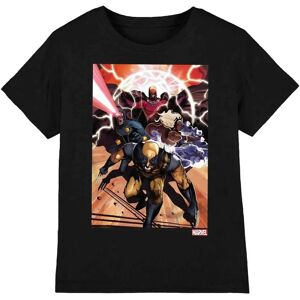 Marvel Black Kids X-Men Team Attack T-Shirt - T-Shirt Marvel Black Kids X-Men Team Attack T-Shirt - T-Shirt