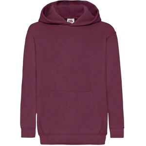 Fruit of the Loom - Kids Classic Hoodie - Red - 116 - Hoodie Fruit of the Loom - Kids Classic Hoodie - Red - 116 - Hoodie