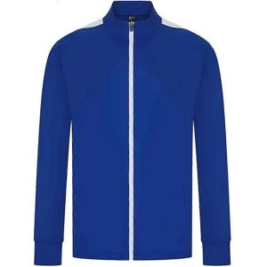 Finden & Hales Mens Knitted Tracksuit Top - Long-sleeved - Royal Blue/White - Tracksuit Top Finden & Hales Mens Knitted Tracksuit Top - Long-sleeved - Royal Blue/White - Tracksuit Top