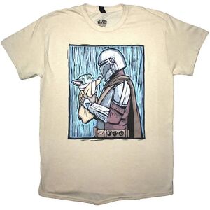 Star Wars Unisex Volwassen The Mandalorian Holding Grogu T-Shirt - T-Shirt Star Wars Unisex Volwassen The Mandalorian Holding Grogu T-Shirt - T-Shirt