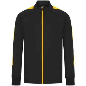 Finden & Hales Mens Contrast Panel Knitted Tracksuit Top - Tracksuit Top Finden & Hales Mens Contrast Panel Knitted Tracksuit Top - Tracksuit Top