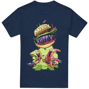 SpongeBob SquarePants Krabby Patty Navy T-Shirt - T-Shirt SpongeBob SquarePants Krabby Patty Navy T-Shirt - T-Shirt