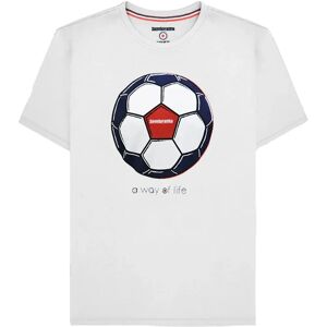Lambretta Model 2XL White Football T-shirt Lambretta Model 2XL White Football T-shirt