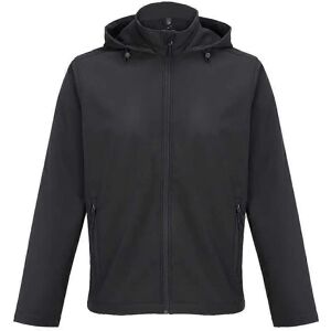 SOLS Race Soft Shell Jas - Waterdicht, Capuchon, Zwart SOLS Race Soft Shell Jas - Waterdicht, Capuchon, Zwart