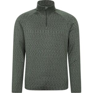 Mountain Warehouse Heren Khaki Power Midlayer met Kwart Rits - Midlayer Mountain Warehouse Heren Khaki Power Midlayer met Kwart Rits - Midlayer
