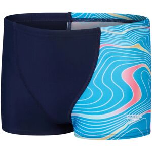 Speedo Jongens zwemshorts met digitale print en V-vormige snit Marine 9-10 Jaar Speedo Jongens zwemshorts met digitale print en V-vormige snit Marine 9-10 Jaar