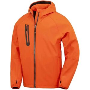 Result Genuine Recycled Orange/Navy Hooded Jacket - Soft Shell Result Genuine Recycled Orange/Navy Hooded Jacket - Soft Shell