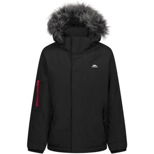 Trespass Braddan Padded Raincoat - Black - 7-8 Years Trespass Braddan Padded Raincoat - Black - 7-8 Years