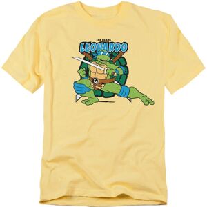 T-Shirt TMNT Leaders Leonardo - Unisexe Adulte Jaune Banane - T-Shirt T-Shirt TMNT Leaders Leonardo - Unisexe Adulte Jaune Banane - T-Shirt
