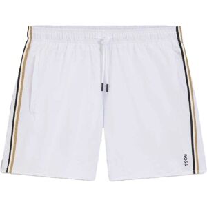 Boss Icon Logo White Swim Shorts - Swim Shorts Boss Icon Logo White Swim Shorts - Swim Shorts