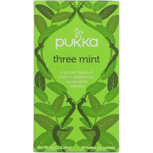 Pukka Organic Three Mint Herbal Tea - Refreshing & Soothing - 20 Bags Pukka Organic Three Mint Herbal Tea - Refreshing & Soothing - 20 Bags
