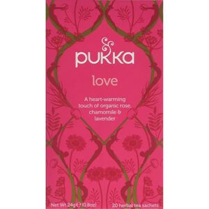 Pukka Organic Love Tea Bags - Herbal, Fair Trade, Vegan Pukka Organic Love Tea Bags - Herbal, Fair Trade, Vegan
