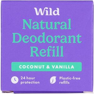 WILD Anywear Coconut and Vanilla Deodorant Refill (40g) WILD Anywear Coconut and Vanilla Deodorant Refill (40g)