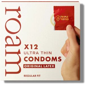 Roam Ultra Thin Condoms - Original Latex - 12 Pack Roam Ultra Thin Condoms - Original Latex - 12 Pack